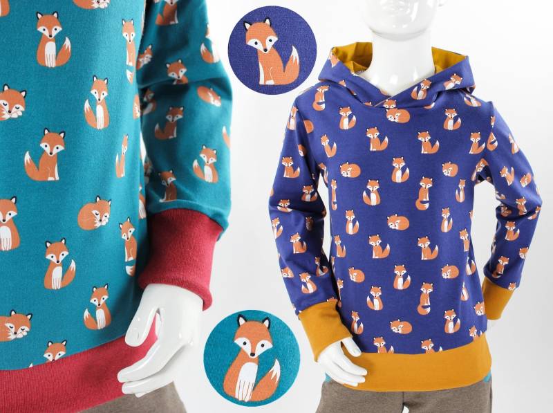 Kinder-Sommerpulli Mit Füchsen Mehrere Farben von fuxandfriends