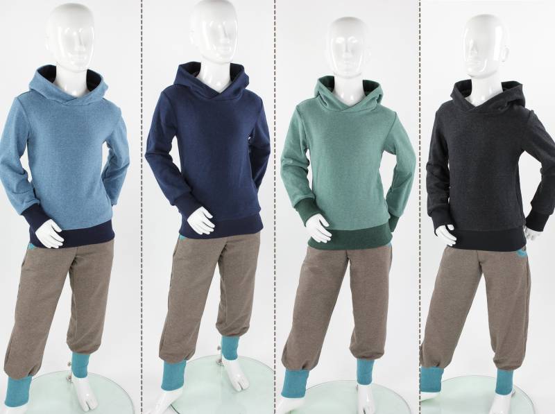 Kinderpullover Aus Angerautem Baumwollstrickstoff Mehrere Farben von fuxandfriends