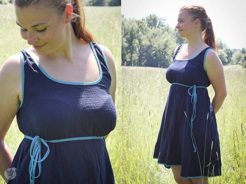 Sale M Musselin-Sommerkleid von fuxandfriends