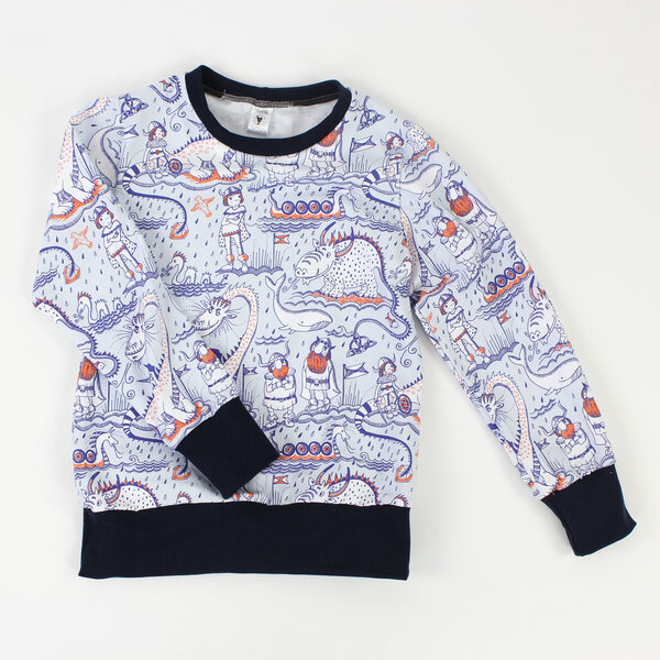 fuxandfriends Kinder-Longsleeve aus kuschelweichem Jersey von fuxandfriends