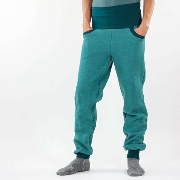 fuxandfriends Wollwalkhose unisex mit Taschen und Bauchbündchen von fuxandfriends