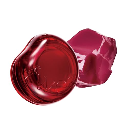fwee Glowy Jelly Pot | Dewy Jelly Lip & Blush Color, Tinted Glow Jelly Balm, Dewy Buildable Finish – Cherryppo (Cherry Red) | 0.14 oz von fwee