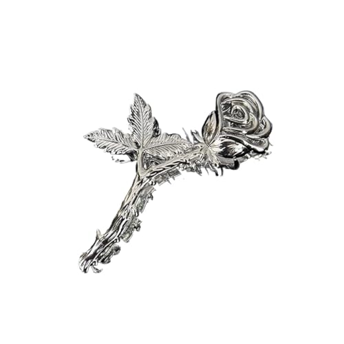 Haarspangen, Klauenclips, Klauenclips, Haarklaue, Haifischclip, Persönlichkeit Metallrose Haarnadel Hinterkopf Temperament Greifclip Haifischclip Kopfbedeckung Weiblich A (Farbe: B)(B) von fwqnvSI