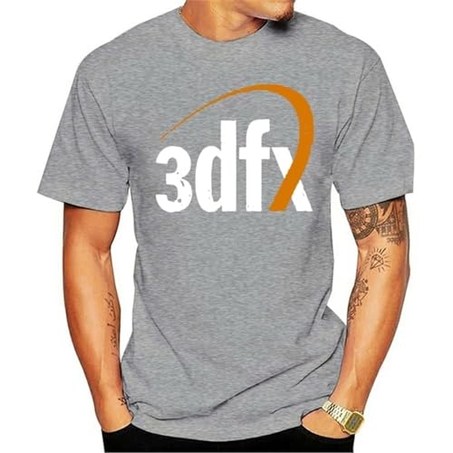 KIGA 100% Cotton O-Neck Tshirt Men T Shirt 3DFX Faded Computers T-Shirtgrey XXL von fxdszaszzdx