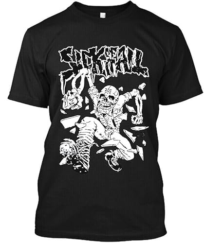 Limited NWT Sick of It All American Hardcore Punk Band Art Graphic T-Shirt Black XL von fxdszaszzdx
