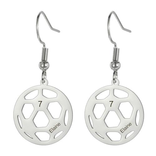 Athletes Pandant Ohrhänger aus Edelstahl von fycouyee