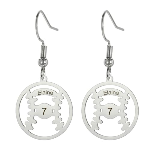 Athletes Pandant Ohrhänger aus Edelstahl Athletes Pandant Ohrhänger aus Edelstahl von fycouyee