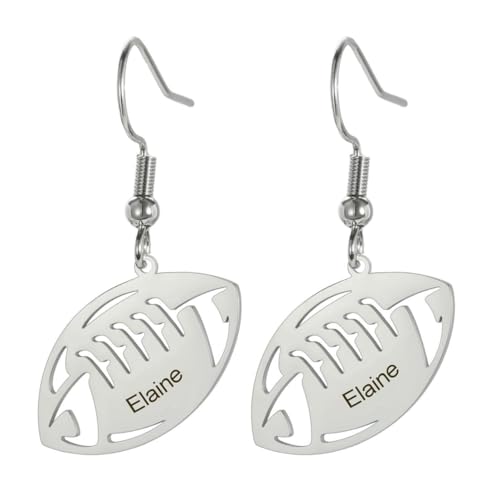 Athletes Pandant Ohrhänger aus Edelstahl von fycouyee