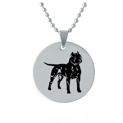 Haustier Hund Medaillon Halskette Edelstahl Schlüsselanhänger Titan Anhänger für Männer und Frauen Haustier Hund Medaillon Halskette Edelstahl Schlüsselanhänger Titan Anhänger für Männer und Frauen von fycouyee