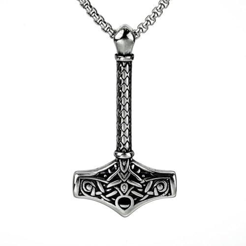 Jewelry man stainless steel necklace vintage viking hammer Jewelry man stainless steel necklace vintage viking hammer von fycouyee