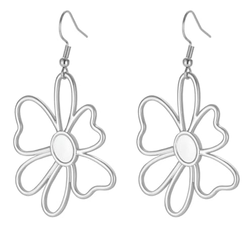 Personalisierte Mode Edelstahl Schleife Ohrringe von fycouyee