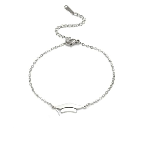 Schmuck Abschlusssaison glänzender Hut Edelstahlarmband Schmuck Abschlusssaison glänzender Hut Edelstahlarmband von fycouyee