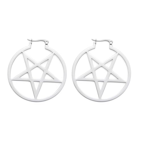 Schmuck Edelstahl Stern Hoop Tropfen Ohrringe Damen Gothic Stern Anhänger Persönlichkeit Schmuck Edelstahl Stern Hoop Tropfen Ohrringe Damen Gothic Stern Anhänger Persönlichkeit von fycouyee