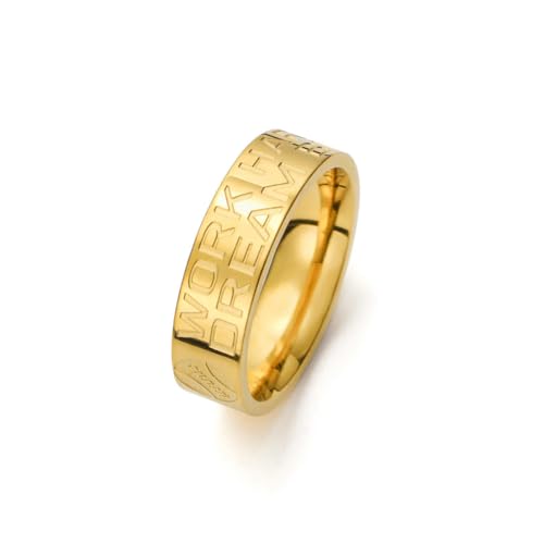 fycouyee ACCESSOIRES mode MINIMALISTISCHE GEOMETRISCHE ÄSTHETIK PAAR ARBEIT HART TENNISBALL 6MM EDELSTAHL RING von fycouyee