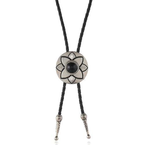 fycouyee Accessoires kreative, verstellbare Bolo-Krawatten-Halskette aus Leder fycouyee Accessoires kreative, verstellbare Bolo-Krawatten-Halskette aus Leder von fycouyee