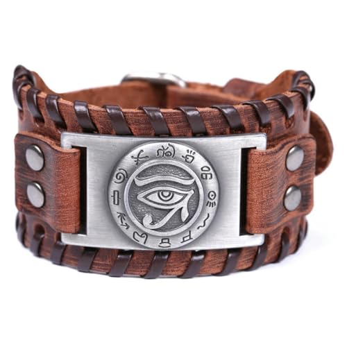 fycouyee Altägyptischer Text Horus Augen Metall Gürtel Armband Verstellbar fycouyee Altägyptischer Text Horus Augen Metall Gürtel Armband Verstellbar von fycouyee