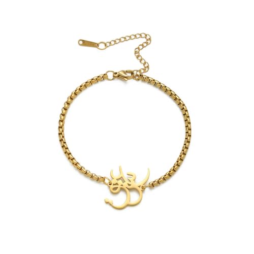 fycouyee Armbänder für Männer und Frauen Edelstahl Kastenketten Liebesschmuck für Paare von fycouyee