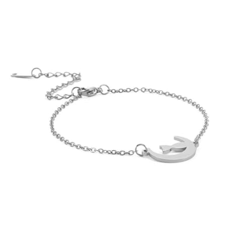 fycouyee Armband Damenmode Halbmond Katze Anhänger Edelstahl Kreuzkette fycouyee Armband Damenmode Halbmond Katze Anhänger Edelstahl Kreuzkette von fycouyee