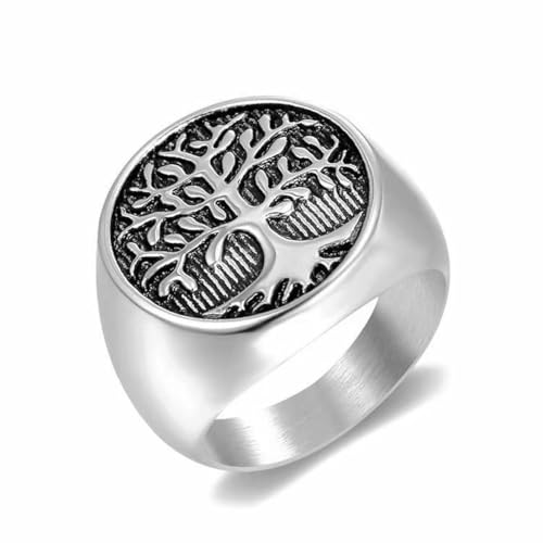 fycouyee Blatt Herren Lebensbaum Ring Persönlichkeit Vintage Titan fycouyee Blatt Herren Lebensbaum Ring Persönlichkeit Vintage Titan von fycouyee