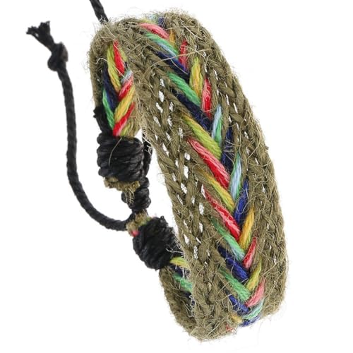 fycouyee Böhmisches Vintage ethnisch gewebtes Armband buntes Totem Hand Ornament Nepalesisches Armband von fycouyee
