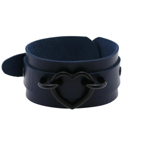 fycouyee Doppellagiges PU-Lederarmband mit personalisiertem Liebesherz-Armband fycouyee Doppellagiges PU-Lederarmband mit personalisiertem Liebesherz-Armband von fycouyee
