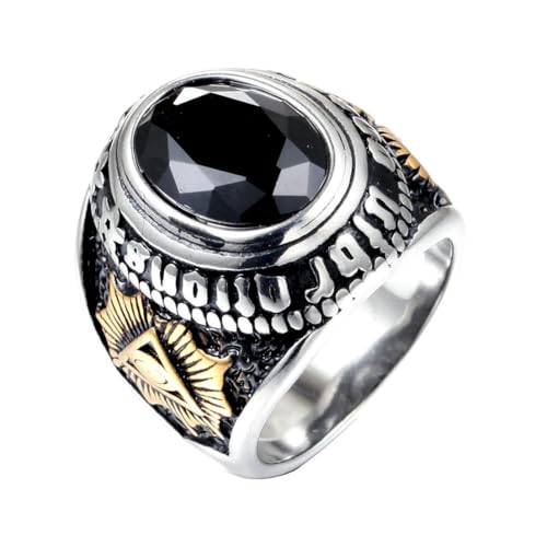 fycouyee Edelstein Herrenringe Naher Osten Edelstahl Ringe von fycouyee