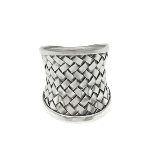 Geflochtene Ringe vintage Mode verstellbare Öffnung Frauen von fycouyee