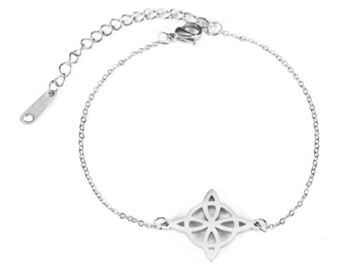 fycouyee Geometrische Hexe keltischer Knoten Charm Armband Halskette weiblicher Edelstahl Schmuck fycouyee Geometrische Hexe keltischer Knoten Charm Armband Halskette weiblicher Edelstahl Schmuck von fycouyee