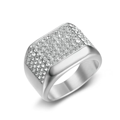 fycouyee HERR HIP HOP RING VOLLDIAMANT HERREN RING fycouyee HERR HIP HOP RING VOLLDIAMANT HERREN RING von fycouyee