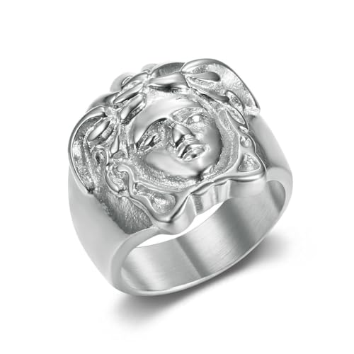 fycouyee HIP HOP HIPHOP SCHMUCK TITAN STAHL ALTGRIECHISCHE MYTHOLOGIE PAAR RING von fycouyee
