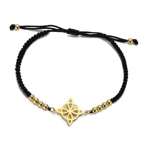 fycouyee Hexe Armband Herren Damen Seil Armband Edelstahl Amulett Schmuck fycouyee Hexe Armband Herren Damen Seil Armband Edelstahl Amulett Schmuck von fycouyee