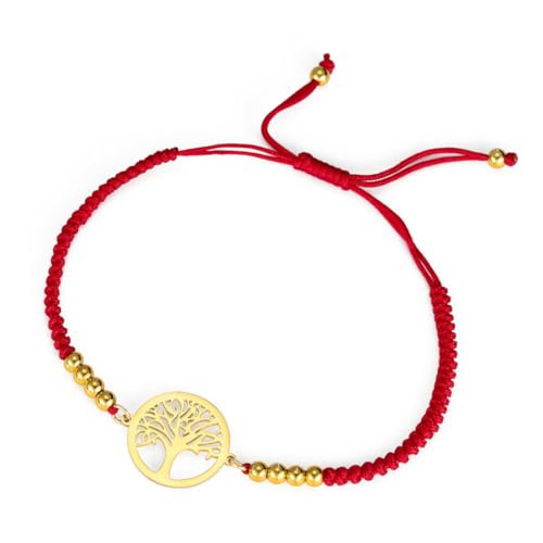 fycouyee Hexe Armband Herren Damen Seil Armband Edelstahl Amulett Schmuck von fycouyee