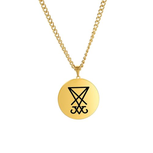 fycouyee Hip Hop Herren Einfache Wilde Geometrische Dreieck Anhänger Edelstahl Halskette von fycouyee