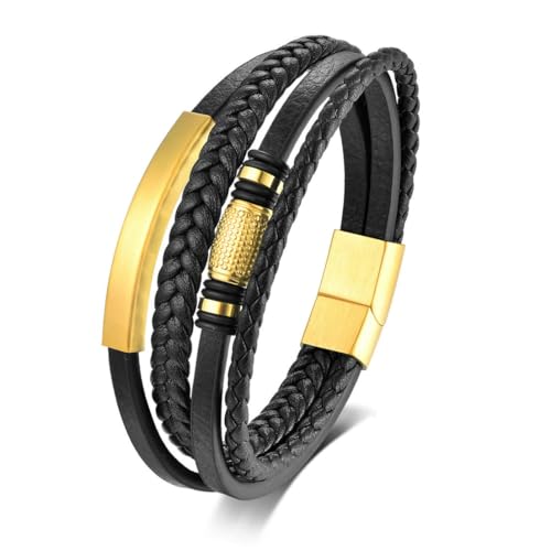 fycouyee Kreatives Armband Mode Herren Magnetschnalle Leder von fycouyee