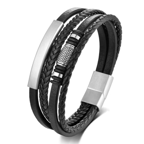 fycouyee Kreatives Armband Mode Herren Magnetschnalle Leder von fycouyee