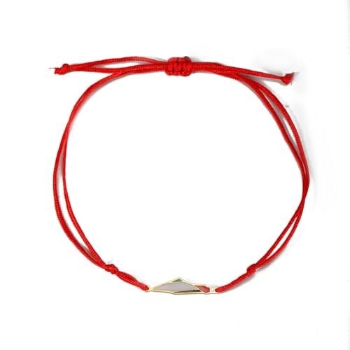 fycouyee Landkarte Form Edelstahl Armband Emaille Schmuck Frau und Männer von fycouyee