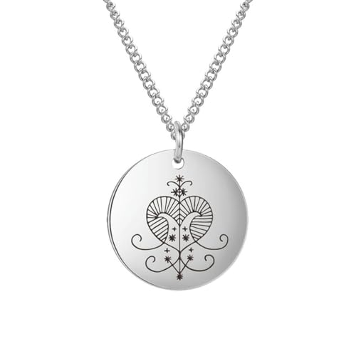 fycouyee Markierte Halskette mit rundem Anhänger Göttin der Liebe und Lust Halskette aus Edelstahl Schmuck fycouyee Markierte Halskette mit rundem Anhänger Göttin der Liebe und Lust Halskette aus Edelstahl Schmuck von fycouyee