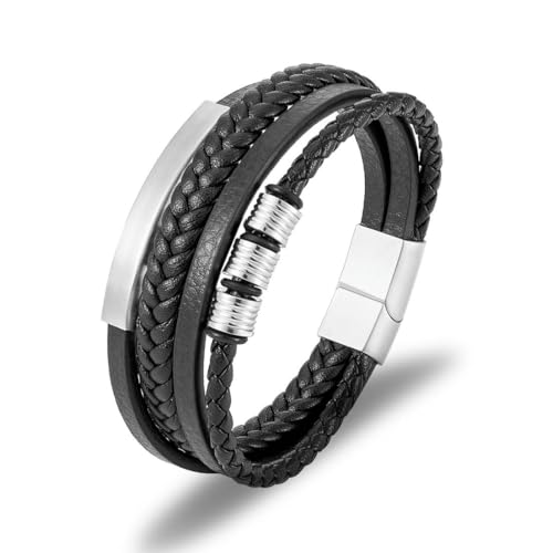 fycouyee Mode Edelstahl Magnetverschluss mehrschichtiges Armband von fycouyee