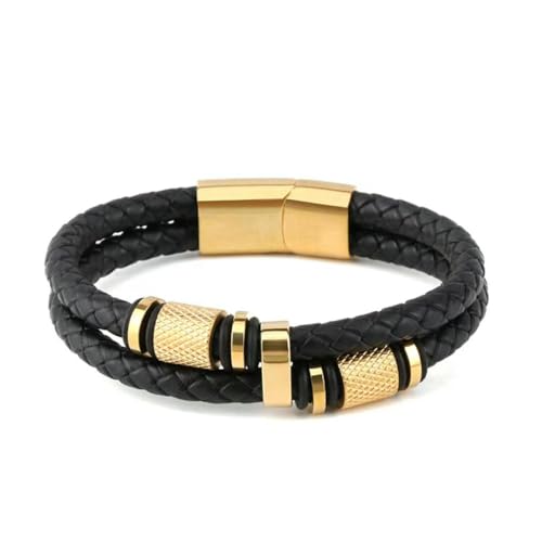 fycouyee Mode Geflochtenes Leder Seil Armband Männer von fycouyee