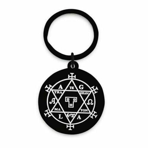 fycouyee Mode Hip Hop Anhänger für Männer und Frauen Amulett Halskette Rune Formation Diagramm Edelstahl schwarz fycouyee Mode Hip Hop Anhänger für Männer und Frauen Amulett Halskette Rune Formation Diagramm Edelstahl schwarz von fycouyee
