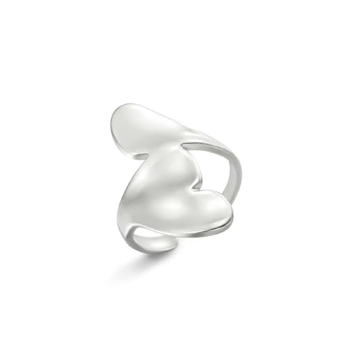fycouyee Mode Offener Ring Libelle Klee Unregelmäßiger Geometrischer Ring Edelstahl Damenschmuck fycouyee Mode Offener Ring Libelle Klee Unregelmäßiger Geometrischer Ring Edelstahl Damenschmuck von fycouyee
