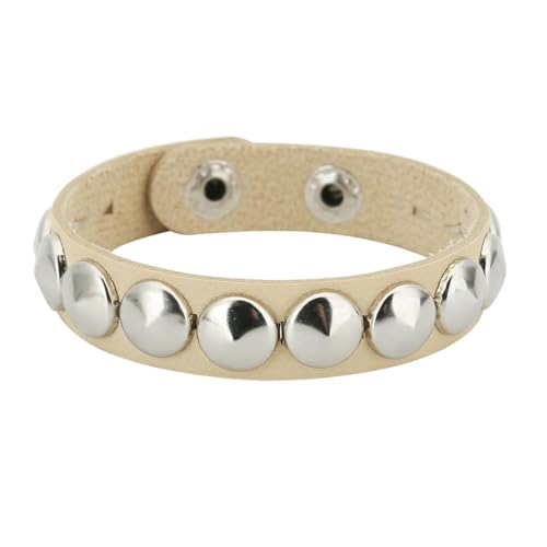 fycouyee Mode Punk Ohrstecker Armband Edelstahl Schnapparmband von fycouyee