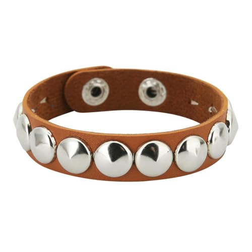 fycouyee Mode Punk Ohrstecker Armband Edelstahl Schnapparmband von fycouyee