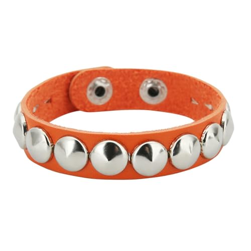 fycouyee Mode Punk Ohrstecker Armband Edelstahl Schnapparmband von fycouyee