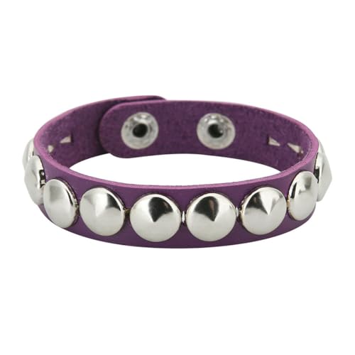 fycouyee Mode Punk Ohrstecker Armband Edelstahl Schnapparmband von fycouyee