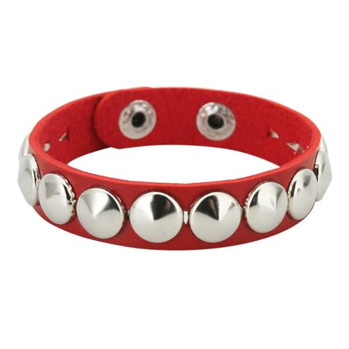 fycouyee Mode Punk Ohrstecker Armband Edelstahl Schnapparmband von fycouyee