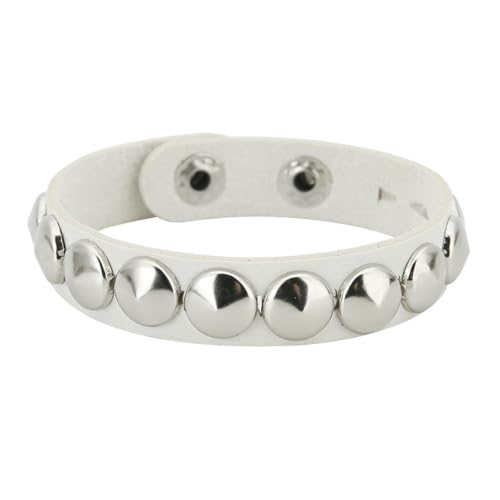 fycouyee Mode Punk Ohrstecker Armband Edelstahl Schnapparmband von fycouyee