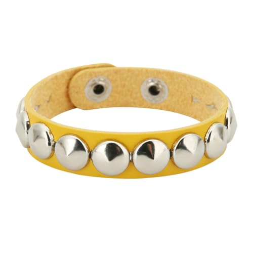 fycouyee Mode Punk Ohrstecker Armband Edelstahl Schnapparmband von fycouyee