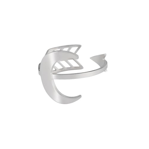 fycouyee Mode Statement Mond Piercing Pfeil Edelstahl Ring fycouyee Mode Statement Mond Piercing Pfeil Edelstahl Ring von fycouyee