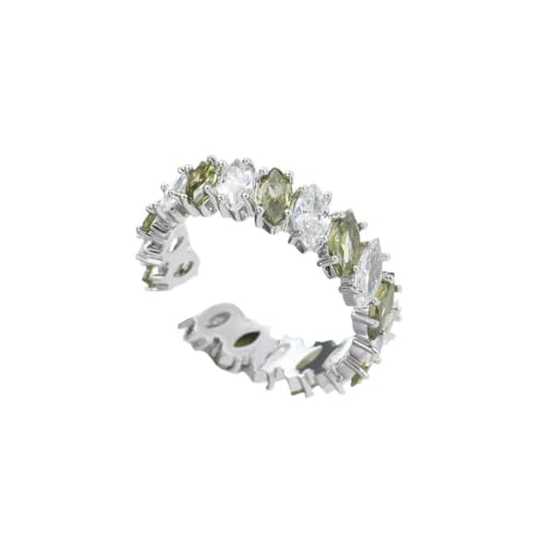 fycouyee Mode Statement Offener Zeigefinger Zirkon Set Nischenring von fycouyee